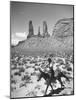 Native American Indian Boy Running His Horse Through Desert-Loomis Dean-Mounted Photographic Print