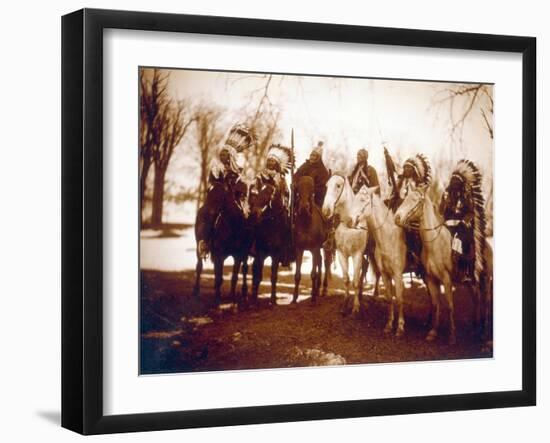 Native American Indian Tribal Leaders, 1900-Science Source-Framed Giclee Print