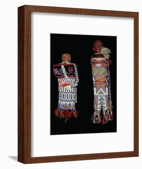 Native American Memomini Dolls-Unknown-Framed Giclee Print