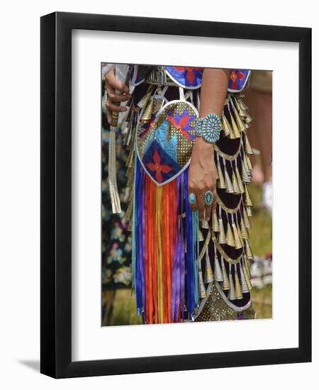 Native American Powwow, Taos, New Mexico, United States of America, North America-Michael DeFreitas-Framed Photographic Print