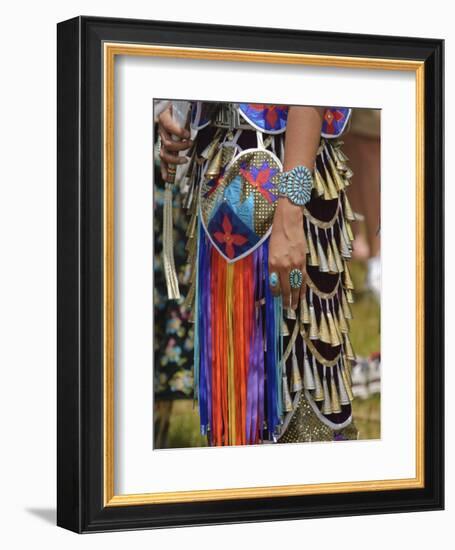 Native American Powwow, Taos, New Mexico, United States of America, North America-Michael DeFreitas-Framed Photographic Print
