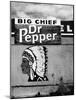 Native American Profile and Dr. Pepper Sign, San Ysidro, New Mexico-Kevin Lange-Mounted Photographic Print