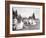 Native American Teepee Camp, Montana, C.1900 (B/W Photo)-American Photographer-Framed Giclee Print