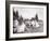 Native American Teepee Camp, Montana, C.1900 (B/W Photo)-American Photographer-Framed Giclee Print