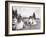 Native American Teepee Camp, Montana, C.1900 (B/W Photo)-American Photographer-Framed Giclee Print