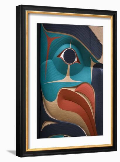 Native American Todem IX-Kathy Mahan-Framed Photographic Print