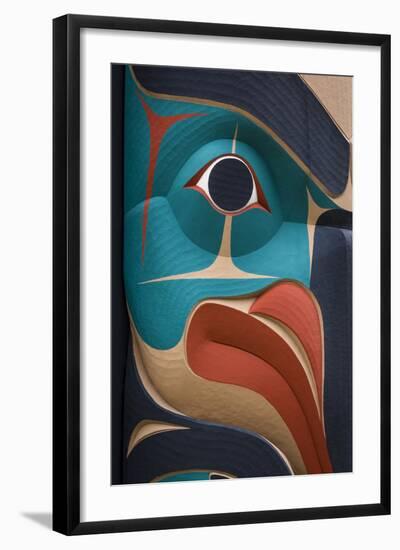 Native American Todem IX-Kathy Mahan-Framed Photographic Print