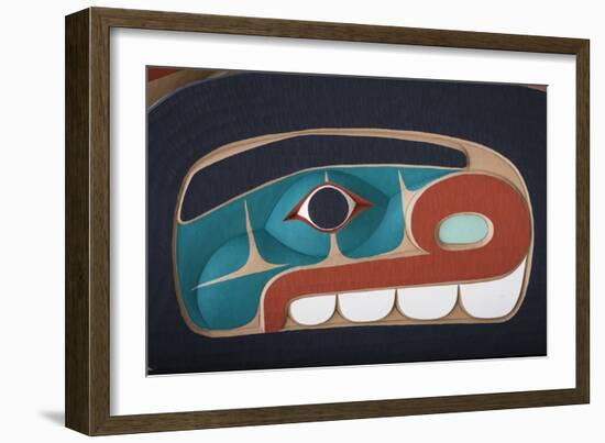 Native American Todem X-Kathy Mahan-Framed Photographic Print