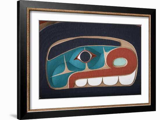 Native American Todem X-Kathy Mahan-Framed Photographic Print