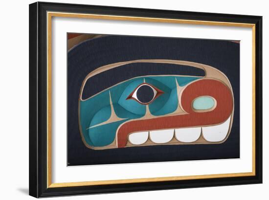 Native American Todem X-Kathy Mahan-Framed Photographic Print
