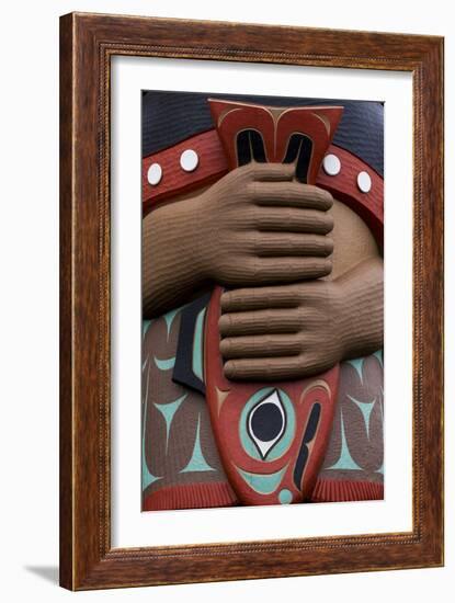 Native American Todem XII-Kathy Mahan-Framed Photographic Print