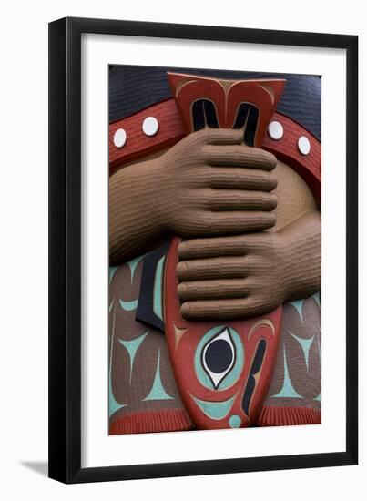 Native American Todem XII-Kathy Mahan-Framed Photographic Print