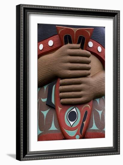 Native American Todem XII-Kathy Mahan-Framed Photographic Print