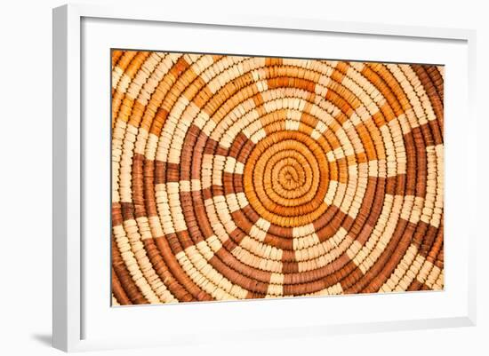 Native American Woven Background Pattern-mandj98-Framed Premium Giclee Print