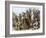 Native Americans Aboard Ship to Trade Their Furs to Europeans-null-Framed Giclee Print