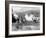 Native Americans Dance amongst Teepees-Philip Gendreau-Framed Photographic Print