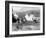 Native Americans Dance amongst Teepees-Philip Gendreau-Framed Photographic Print