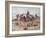 Native Americans Plains People Moving Camp, 1897-Charles Marion Russell-Framed Giclee Print