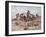 Native Americans Plains People Moving Camp, 1897-Charles Marion Russell-Framed Giclee Print