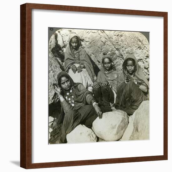 Native 'Bhujji' Girls, River Sutlej, Himalayas, India, C1900s-Underwood & Underwood-Framed Photographic Print