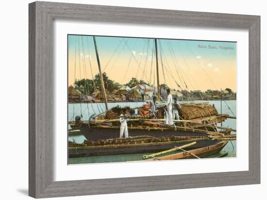 Native Boats of the Philippines-null-Framed Art Print