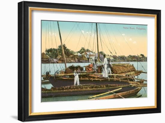 Native Boats of the Philippines-null-Framed Art Print