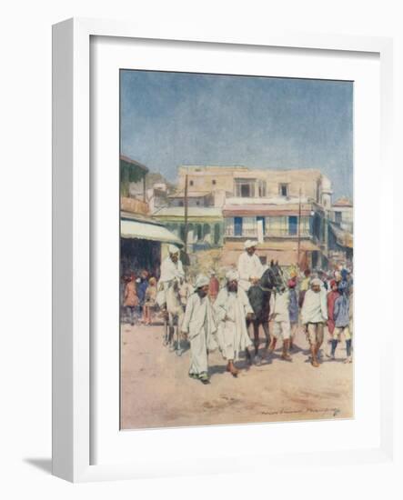 'Native Chiefs in Delhi', 1905-Mortimer Luddington Menpes-Framed Giclee Print