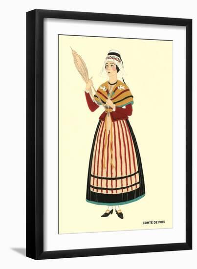 Native Costume of Comte De Foix-null-Framed Art Print