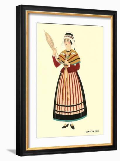 Native Costume of Comte De Foix-null-Framed Art Print