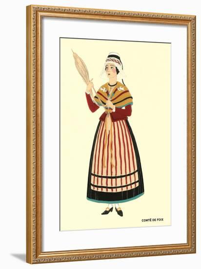 Native Costume of Comte De Foix-null-Framed Art Print