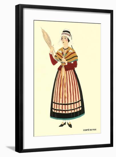 Native Costume of Comte De Foix-null-Framed Art Print