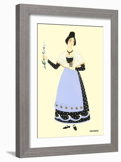 Native Costume of Provance-null-Framed Art Print