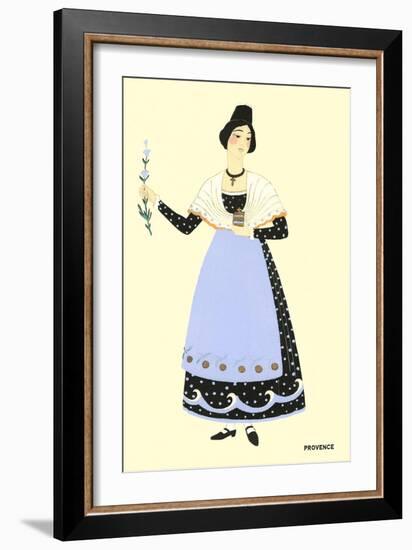 Native Costume of Provance-null-Framed Art Print