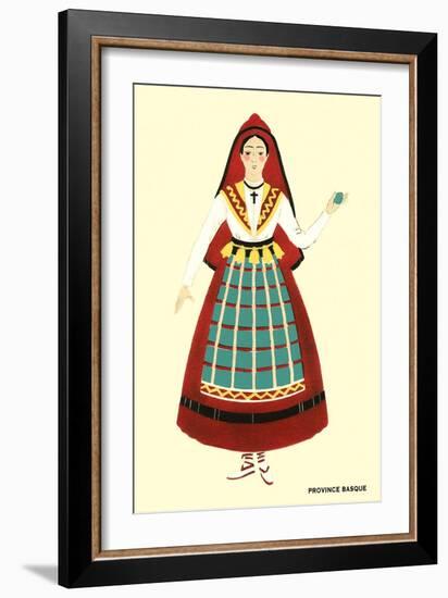 Native Costume of the Basque Province-null-Framed Art Print