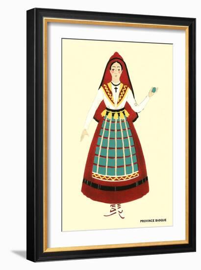 Native Costume of the Basque Province-null-Framed Art Print