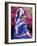 Native Dancer in Colored Dress with Flowers, Mexico-Bill Bachmann-Framed Photographic Print