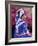 Native Dancer in Colored Dress with Flowers, Mexico-Bill Bachmann-Framed Photographic Print