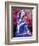 Native Dancer in Colored Dress with Flowers, Mexico-Bill Bachmann-Framed Photographic Print