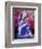 Native Dancer in Colored Dress with Flowers, Mexico-Bill Bachmann-Framed Photographic Print