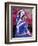 Native Dancer in Colored Dress with Flowers, Mexico-Bill Bachmann-Framed Photographic Print