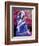 Native Dancer in Colored Dress with Flowers, Mexico-Bill Bachmann-Framed Photographic Print