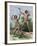 Native Hunters of Tierra Del Fuego with Spear and Sling-null-Framed Giclee Print