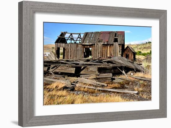 Native Indian Abandoned Building-sphraner-Framed Photographic Print