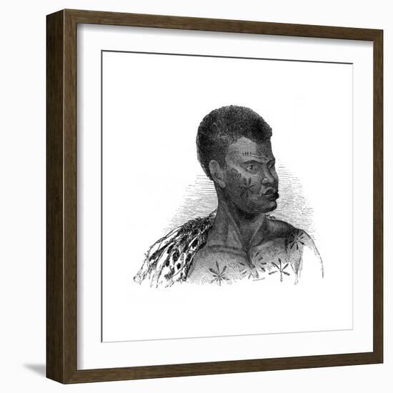 Native of Mozambique, 1848-Ebenezer Landells-Framed Giclee Print