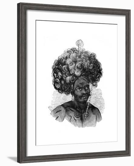 Native of the Papua Islands, 1848-null-Framed Giclee Print