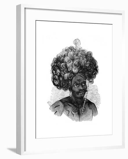 Native of the Papua Islands, 1848-null-Framed Giclee Print