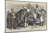 Native Officers and Soldiers in the East India Company's Service-William Carpenter-Mounted Giclee Print