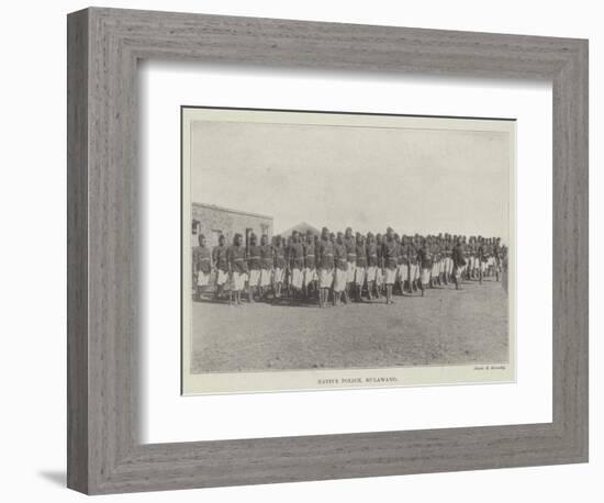 Native Police, Bulawayo-null-Framed Giclee Print