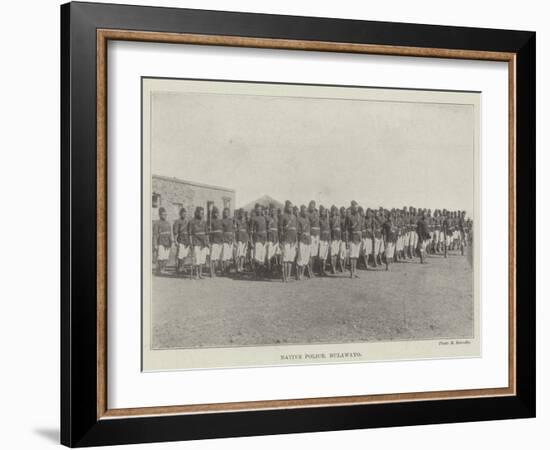 Native Police, Bulawayo-null-Framed Giclee Print