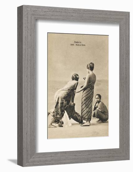 Native Pre-Marital Rite - Jakarta (Indonesia)-null-Framed Photographic Print